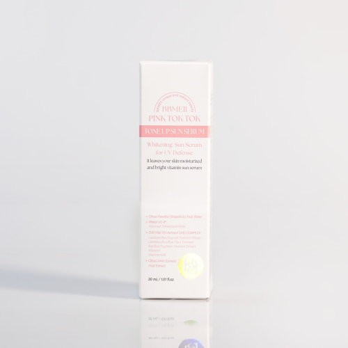 Bbmeii Pink Tok Tok Tone Up Sun Serum 1